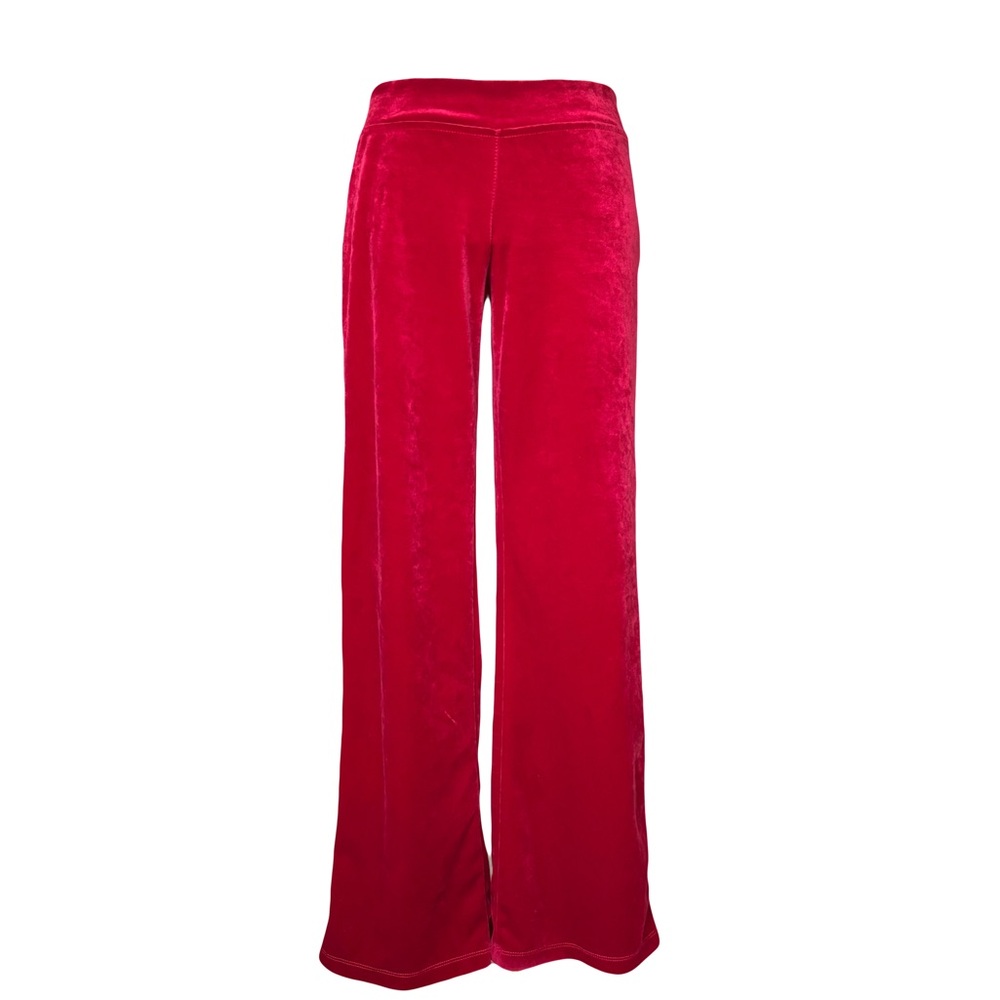 Vintage Y2K Red Velvet Flare Sweats